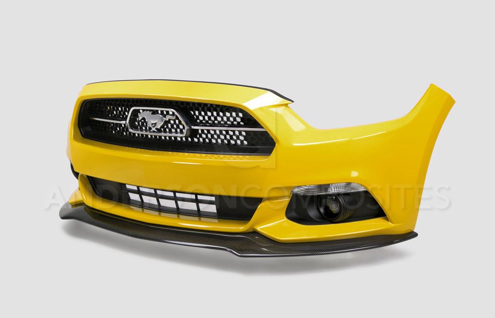 Anderson Composites Type-AC Carbon Fiber Front Chin Splitter 2015-2017 Ford Mustang