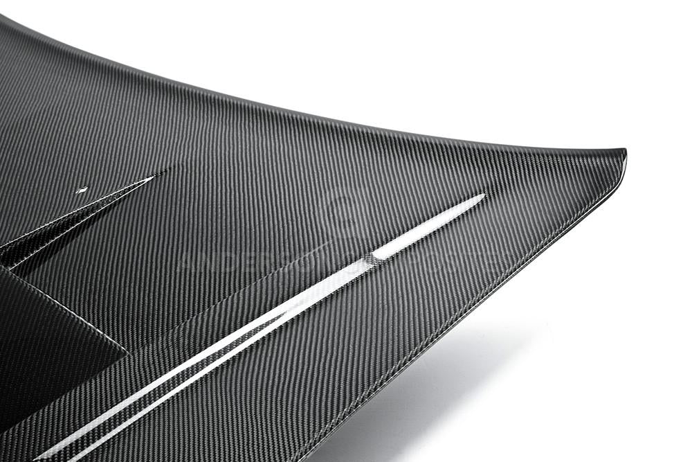 Anderson Composites Type-TS Carbon Fiber Heat Extractor Hood 2011-2014 Dodge Charger