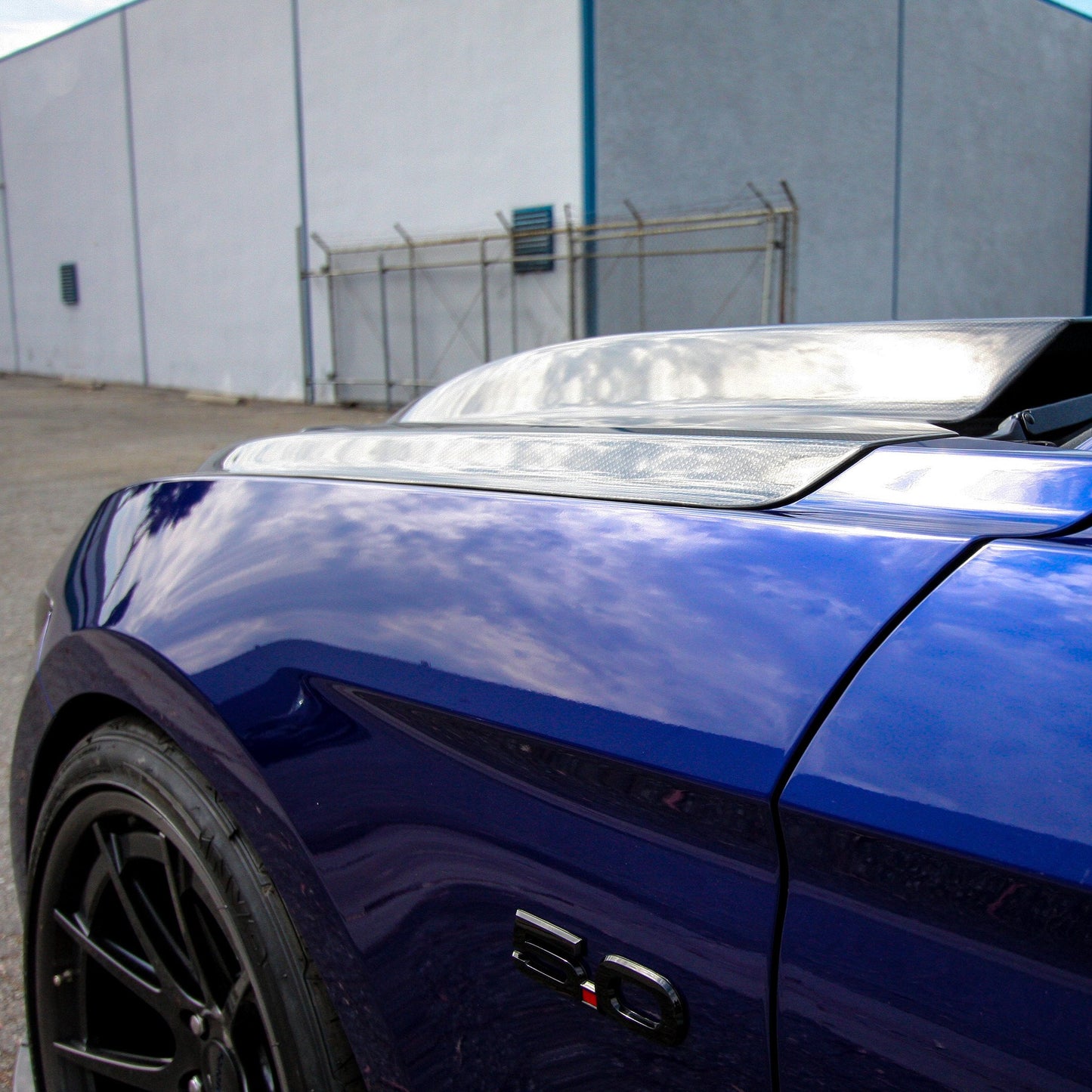 Anderson Composites Carbon Fiber Cowl Hood 2015-2017 Ford Mustang