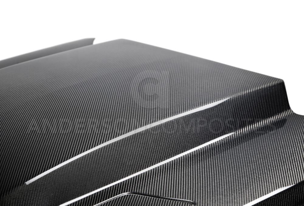 Anderson Composites Carbon Fiber Cowl Hood 2015-2017 Ford Mustang