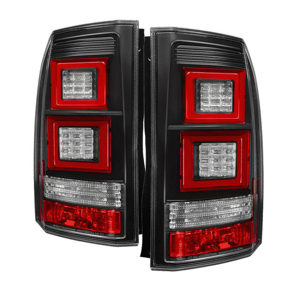 2010-2014 Land Rover Discovery LR4 Light Bar LED Tail Lights - Black