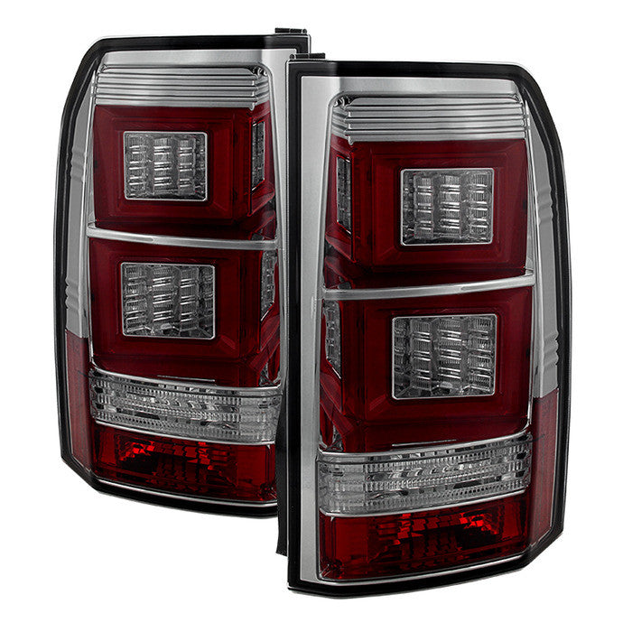 2010-2014 Land Rover Discovery LR4 Light Bar LED Tail Lights - Smoke