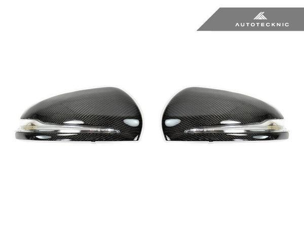 Autotecknic Replacement Carbon Fiber Mirror Covers Mercedes Benz W205 C-Class | W222 S-Class
