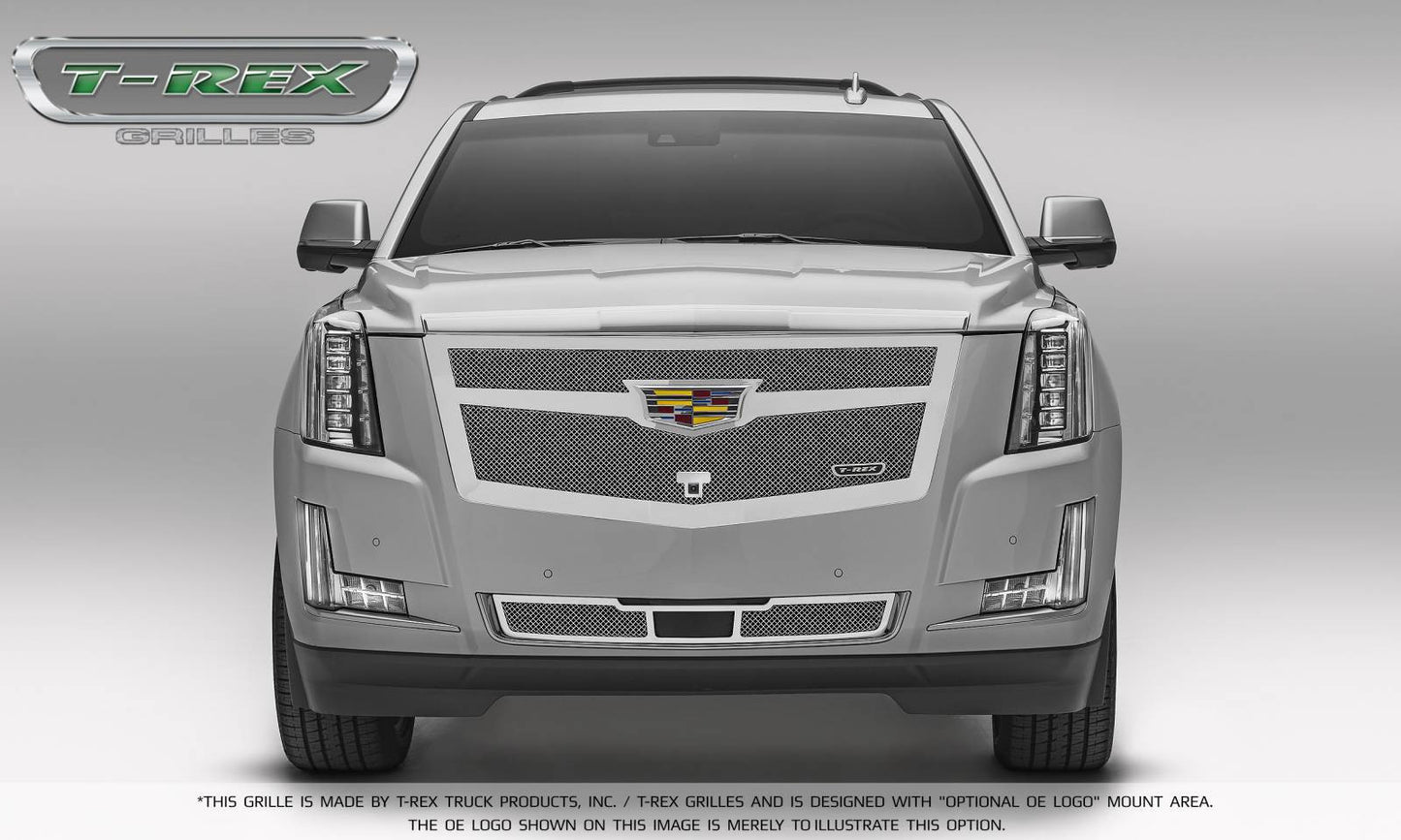 T-Rex Upper Class Main Grille Replacement 2015-2016 Cadillac Escalade (Chrome Plated & Polished)
