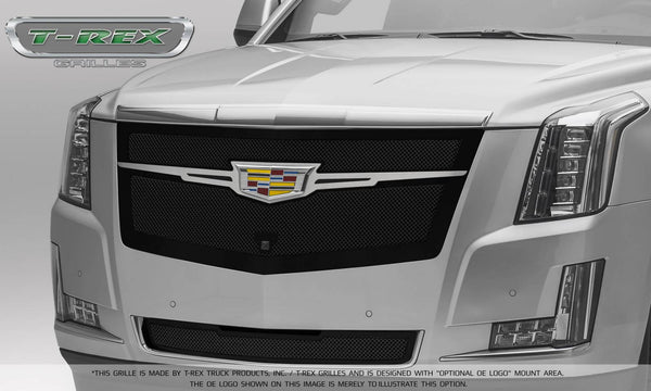 T-Rex Upper Class Main Grille Replacement 2015-2016 Cadillac Escalade (Black w/ Brushed Center Trim Piece)
