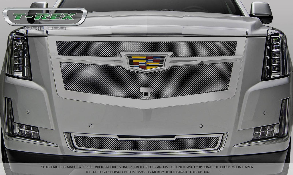 T-Rex Upper Class Main Grille Replacement 2015-2016 Cadillac Escalade (Chrome Plated w/ Chrome Center Trim Piece)
