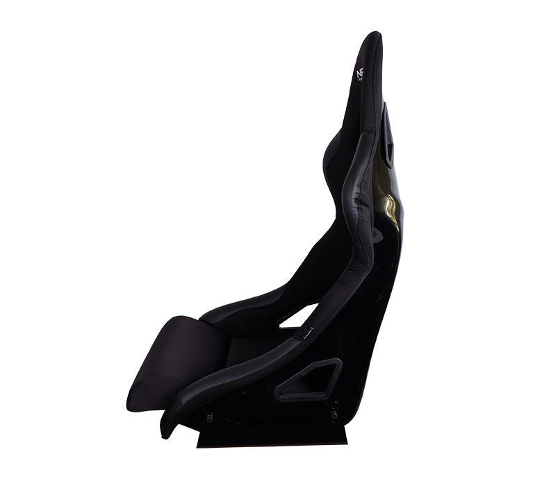 NRG Fiber Glass Bucket Seat Street/Track Comfort Style Black (Medium) – Each