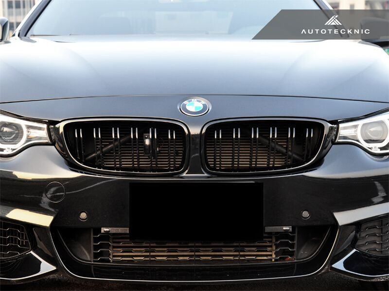 Autotecknic Replacement Dual-Slats Glazing Black Front Grilles BMW F32/ F36 4-Series | F80 M3 | F82 M4