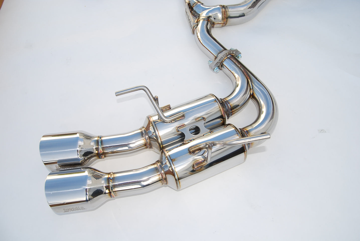 Invidia Gemini Single Layer Quad Stainless Steel Tip Cat-back Exhaust 2015-2019 Subaru WRX / STI