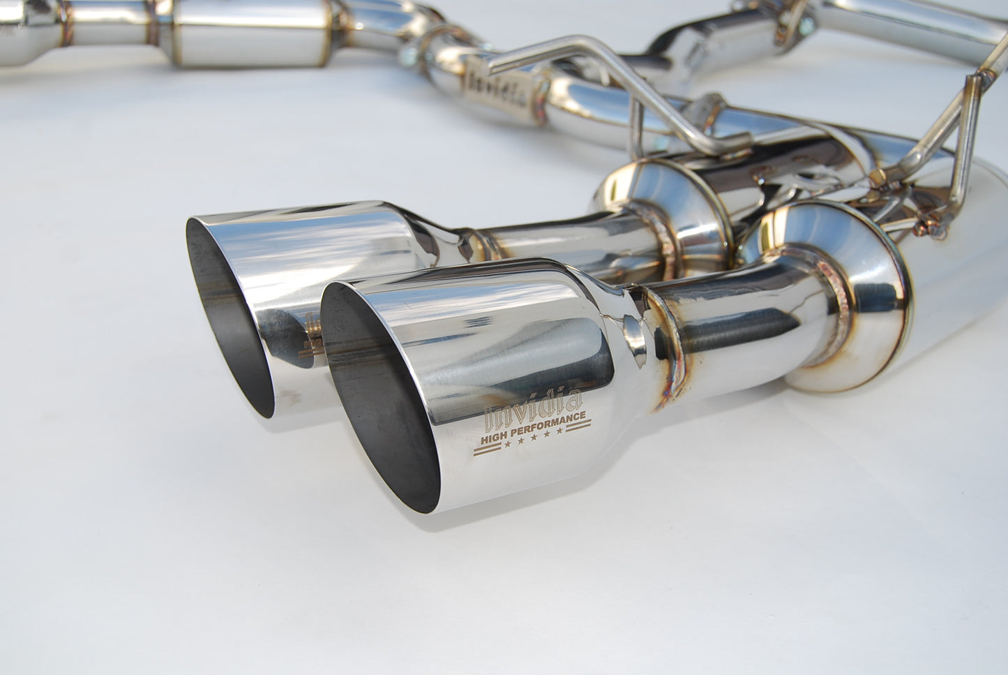 Invidia Gemini Single Layer Quad Stainless Steel Tip Cat-back Exhaust 2015-2019 Subaru WRX / STI