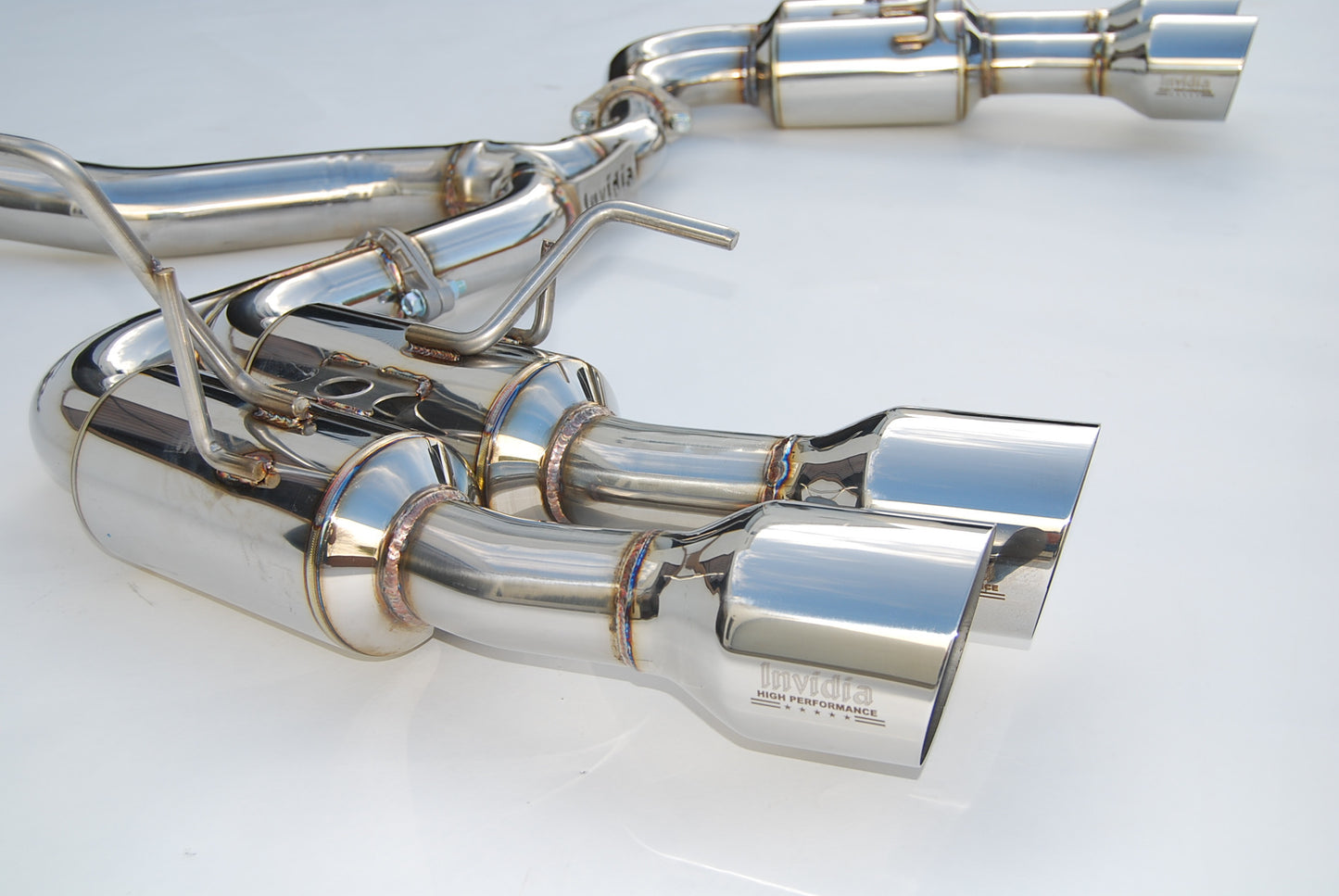 Invidia Gemini Single Layer Quad Stainless Steel Tip Cat-back Exhaust 2015-2019 Subaru WRX / STI