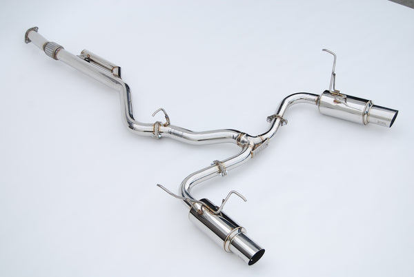 Invidia Dual N1 Cat-Back Exhaust 2022+ Subaru WRX Twin Outlet Single Layer Tips