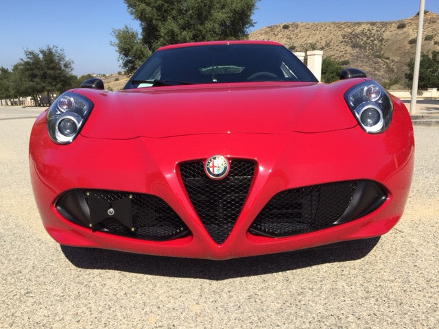 DARKSIDE Front Tow Hook License Plate Mount 2014-2019 Alfa Romeo 4C