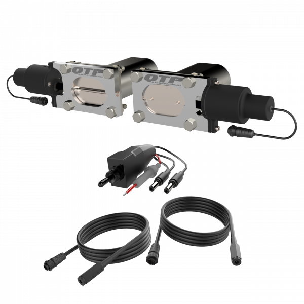 Quick Time Performance Dual Low Profile Oval QTP Electric Cutouts