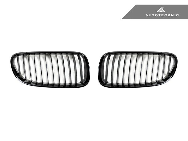 Autotecknic Replacement Glazing Black Front Grilles BMW E92 Coupe / E93 Cabrio | 3 Series LCI