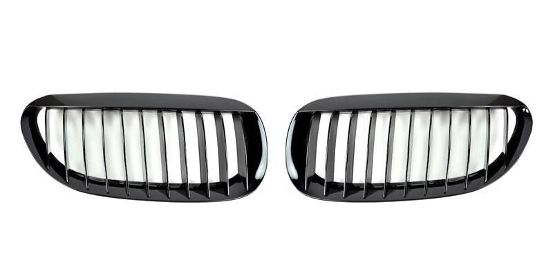 AutoTecknic Gloss Black Front Grille Set - E63/ E64 6-Series & M6