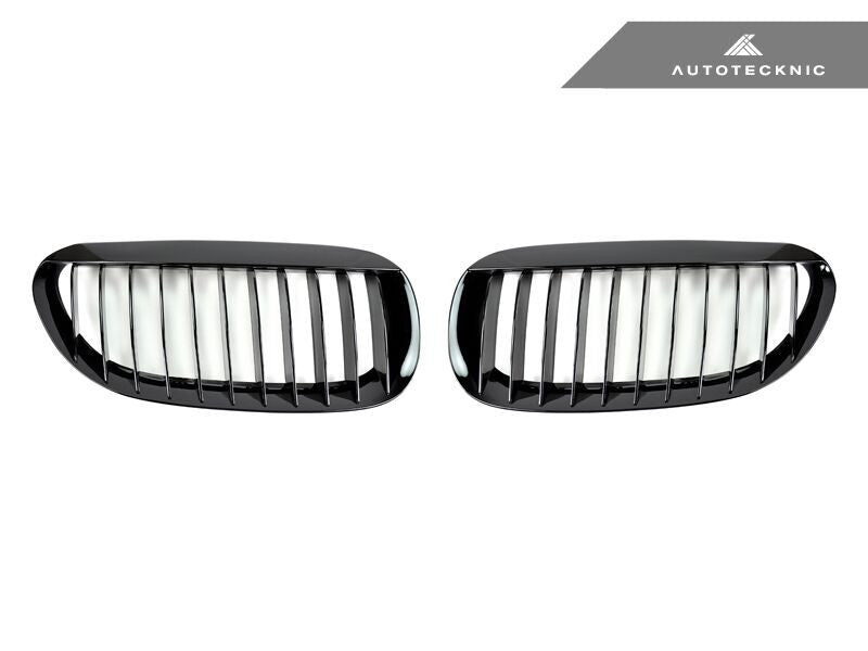 AutoTecknic Replacement Glazing Black Front Grilles BMW E63 Coupe / E64 Cabrio | 6 Series & M6