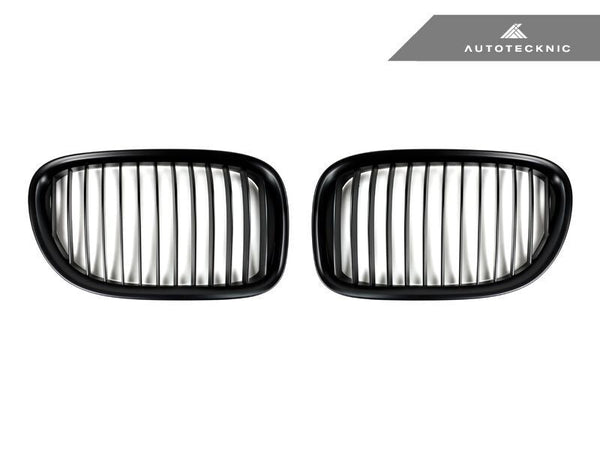 AutoTecknic Replacement Stealth Black Front Grilles BMW F01/ F02 7-Series
