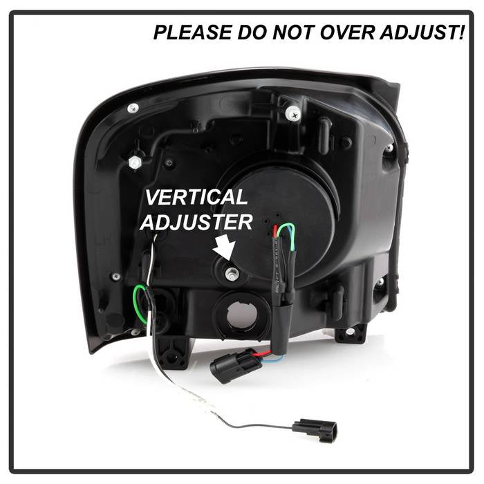 2004-2006 Dodge Durango Projector Headlights - Black