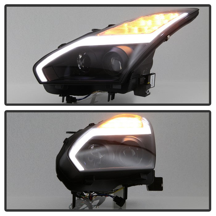 2009-2014 Nissan GTR Projector Headlights - Black