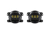 Jeep JK/CJ/TJ  4" 30 Watt Fog Light RGB Accent Quad Lock/Interlock Black Reflector Tempest Series