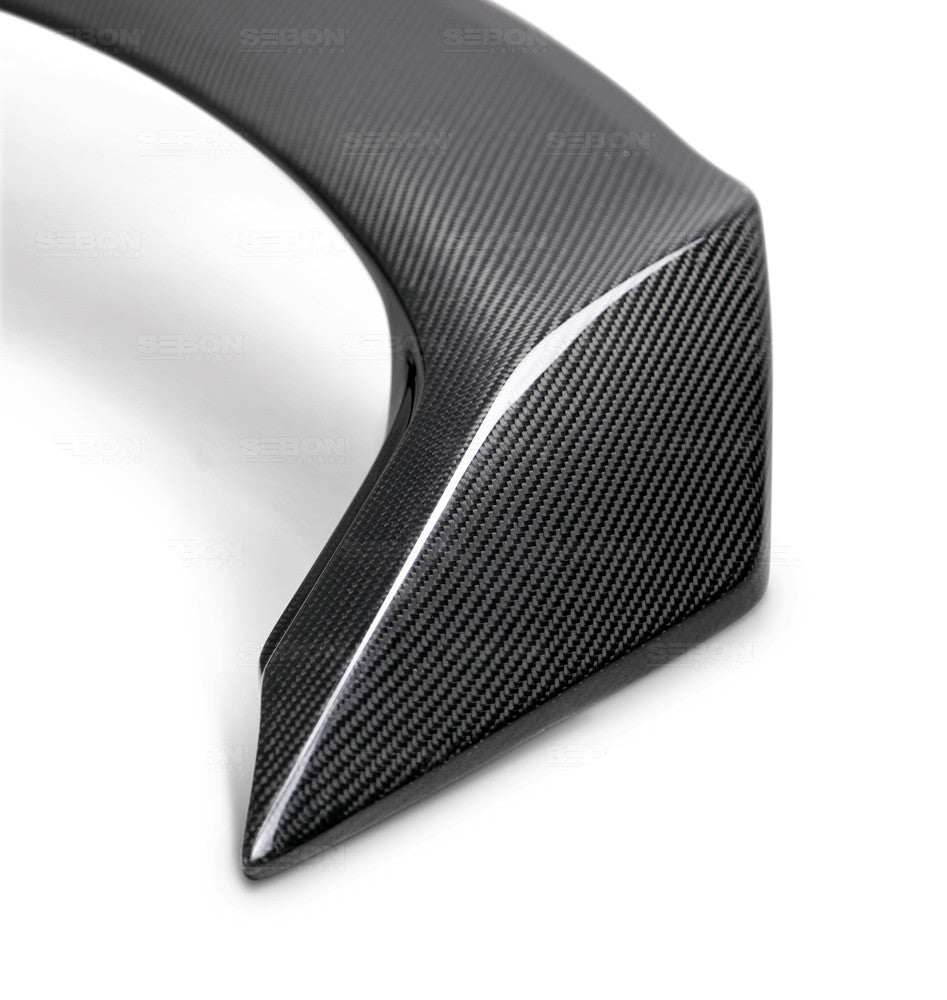 Seibon SI-style carbon fiber rear spoiler for 2014-2015 Honda Civic 2DR