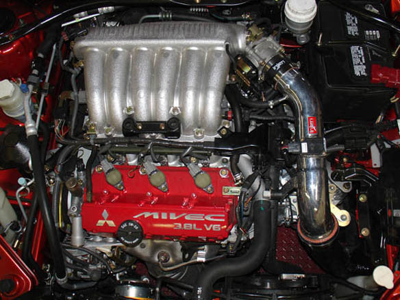 Injen Cold Air Intake 2006-2012 Mitsubishi Eclipse V6 (3.8L) Converts to Short Ram