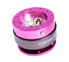 NRG Gen 2.0 Pink/Titanium Ring Steering Wheel Quick Release