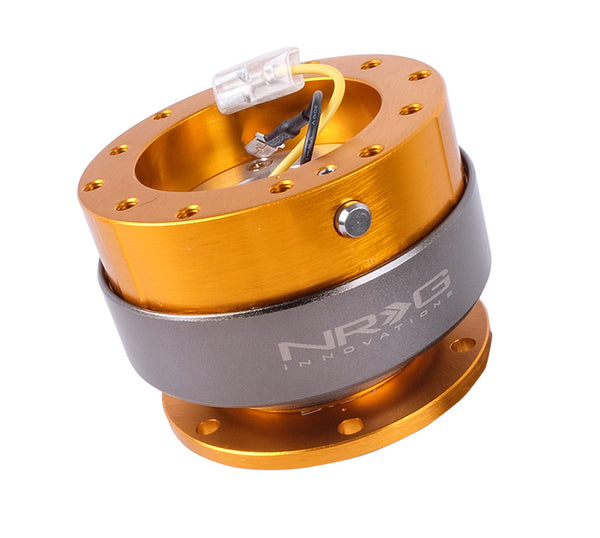 NRG Gen 2.0 Rose Gold/Titanium Ring Steering Wheel Quick Release
