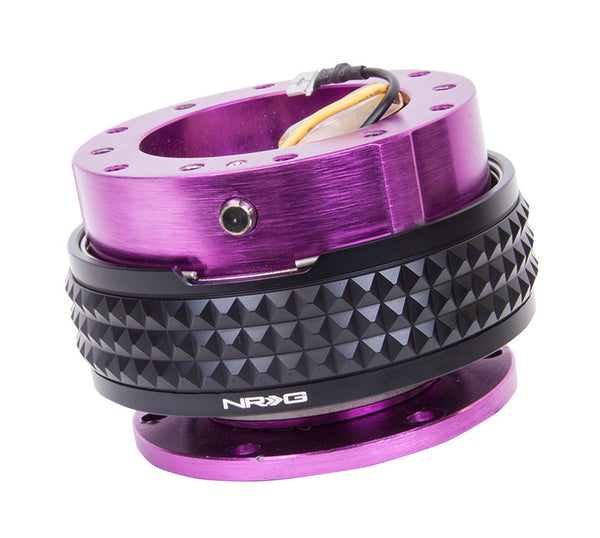 NRG Gen 2.1 Purple/Black Ring Steering Wheel Quick Release