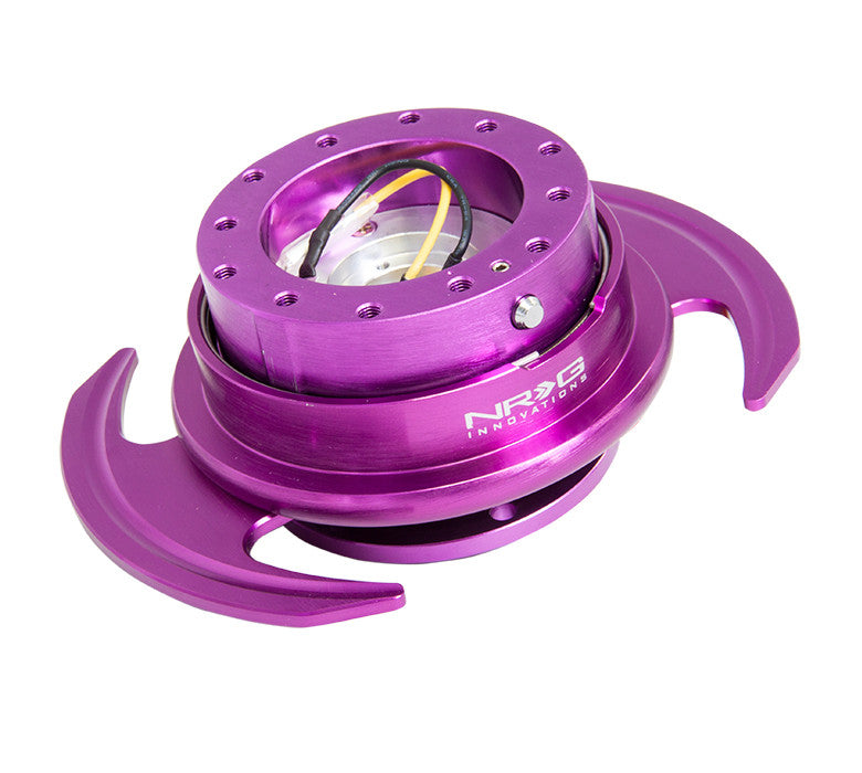 NRG Gen 3.0 Purple/Purple Ring Steering Wheel Quick Release
