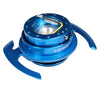 NRG Gen 4.0 Blue/Blue Ring Steering Wheel Quick Release