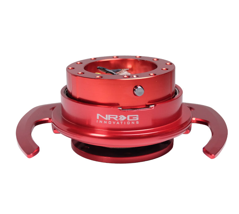 NRG Gen 4.0 Red/Red Ring Steering Wheel Quick Release