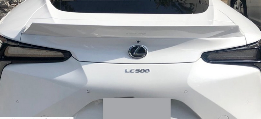 Lc500 Rear Spoiler 2018+ Lexus LC500 Sport Style Rear Lip Spoiler – Darkside Motoring