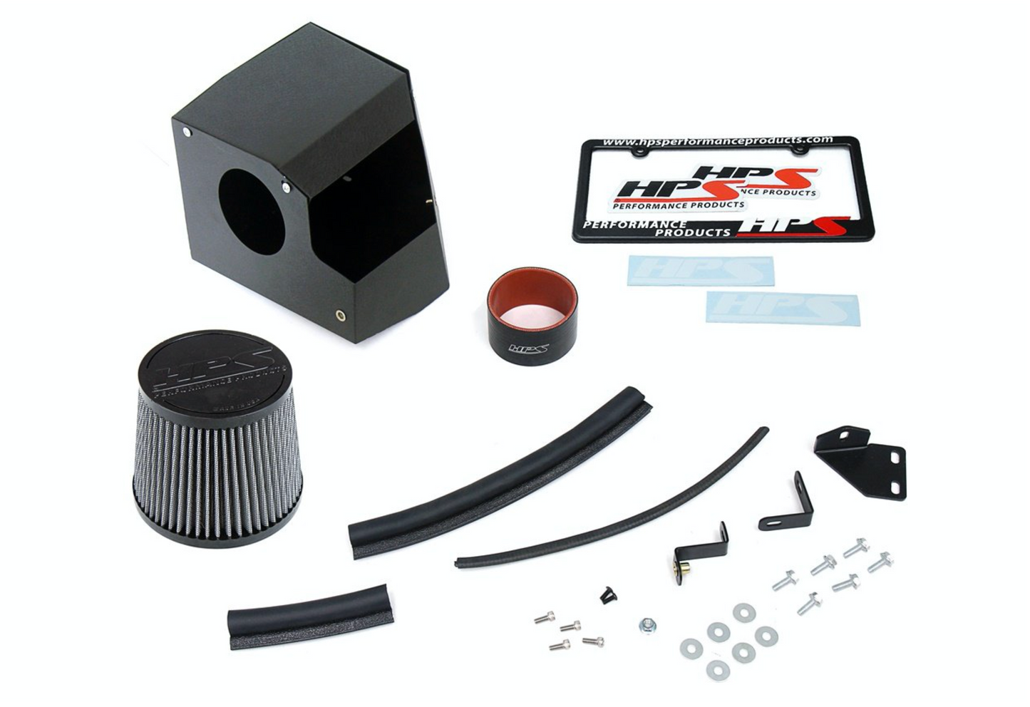 HPS Performance Short Ram Air Intake Kit 2018-2020 Honda Accord 2.0L Turbo (Includes Heat Shield)