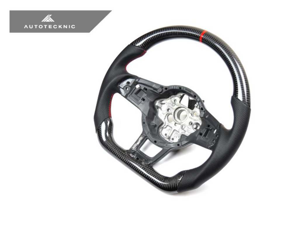 AutoTecknic Replacement Carbon Steering Wheel 2015-Up Volkswagen GTI / Golf R / GLI