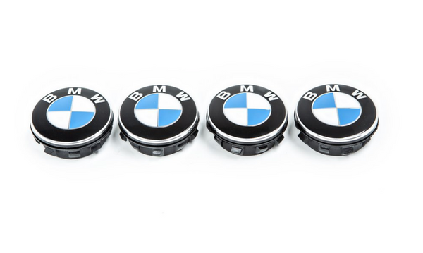 BMW Floating Wheel Center Cap Set - 68mm (Gloss Black)