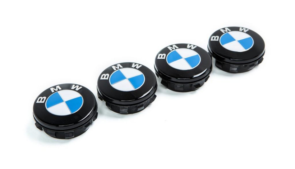 BMW Floating Wheel Center Cap Set - 56mm (Gloss Black)