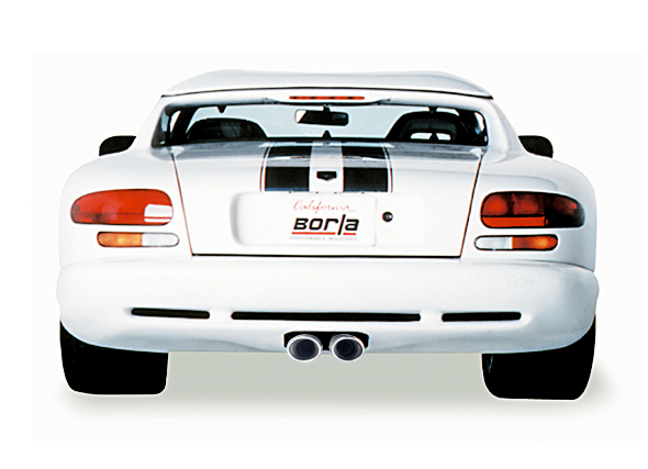 Borla S-Type Cat-Back Exhaust System 1996-2002 Dodge Viper GTS/R/T-10, 10cyl 6spd RWD (8.0L)