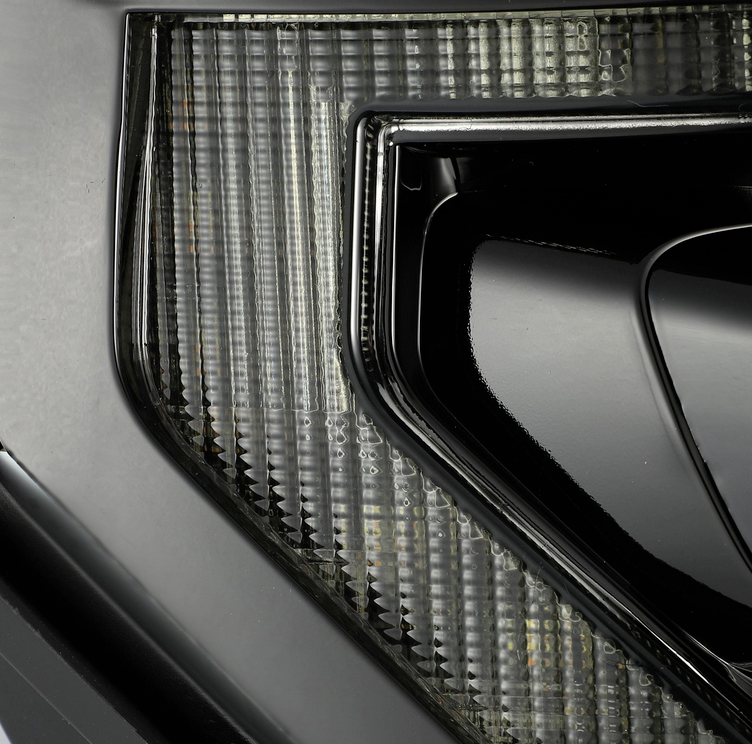 AlphaRex 2015-2017 Ford F150 / 2017-2020 F150 Raptor NOVA-Series LED Projector Headlights Black