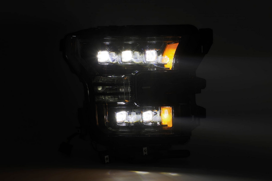 17-20 Ford Raptor Stock LED Headlights / 15-17 Ford F150 Stock LED Headlights To Alpharex Projector Headlights Converters 208129 17-20 Ford Raptor Stock LED Headlights / 15-17 Ford F150 Stock LED Headlights To Alpharex Projector Headlights Converters 208129