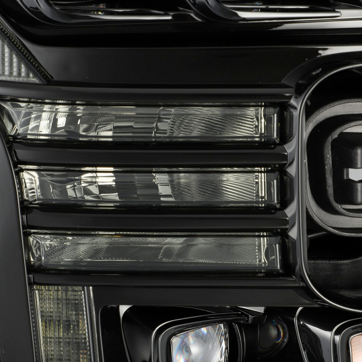 AlphaRex 2015-2017 Ford F150 / 2017-2020 F150 Raptor NOVA-Series LED Projector Headlights Black