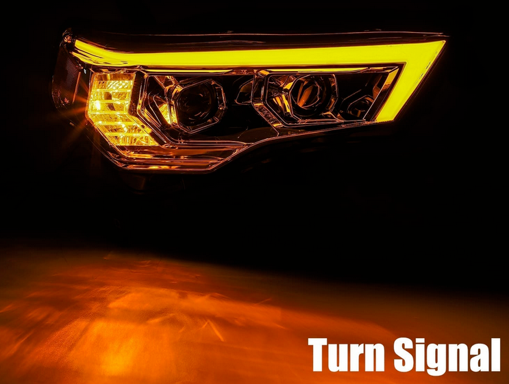 AlphaRex PRO-Series Halogen Projector Headlights-Black 2014-2020 Toyota 4Runner