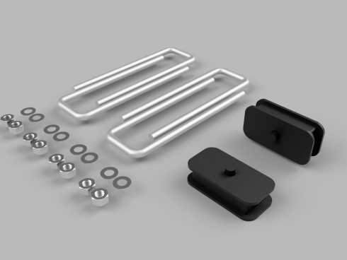 Traxda Lift kit 2007-2021 Toyota Tundra & 2004-2024 Nissan Titan - 1" Rear