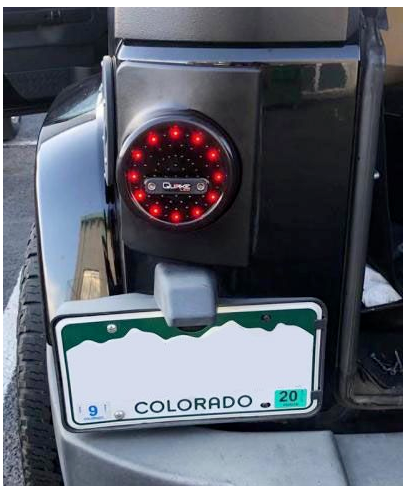 2007-2018 Jeep Wrangler JK Round LED Tail Lights