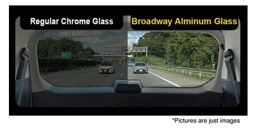 Broadway Mirrors Aluminum Wide 270mm Convex