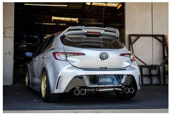 Remark Cat-Back Exhaust 2019-2022 Toyota Corolla Hatchback (Quad Exit)