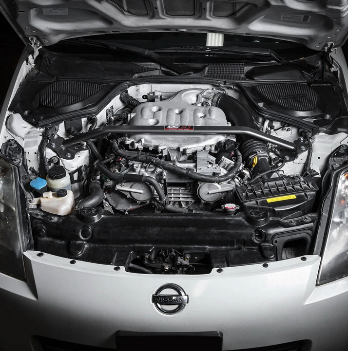 DC Sports CS-1 Front Carbon Steel Strut Tower Brace 2003-2006 Nissan 350Z 3.5L