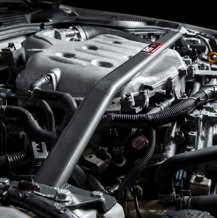 DC Sports CS-1 Front Carbon Steel Strut Tower Brace 2003-2006 Nissan 350Z 3.5L