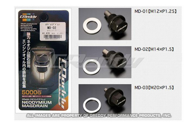 GReddy Honda/Mitsubishi/Mazda MD-02 Magnetic Drain Plug